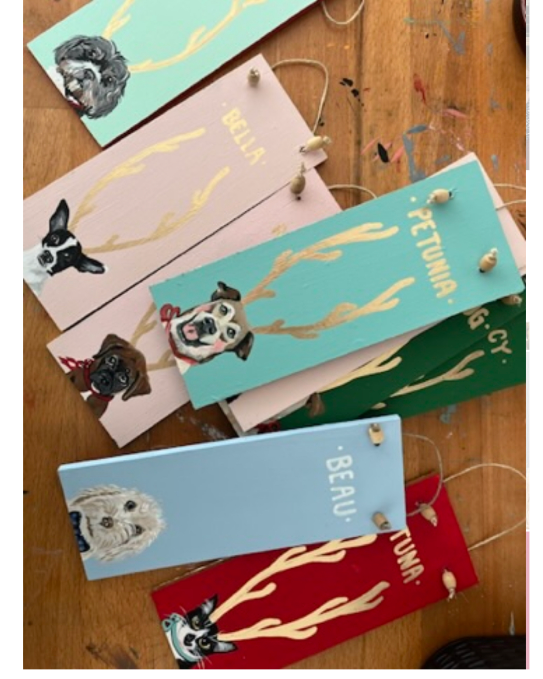 Custom Holiday Pet Ornaments