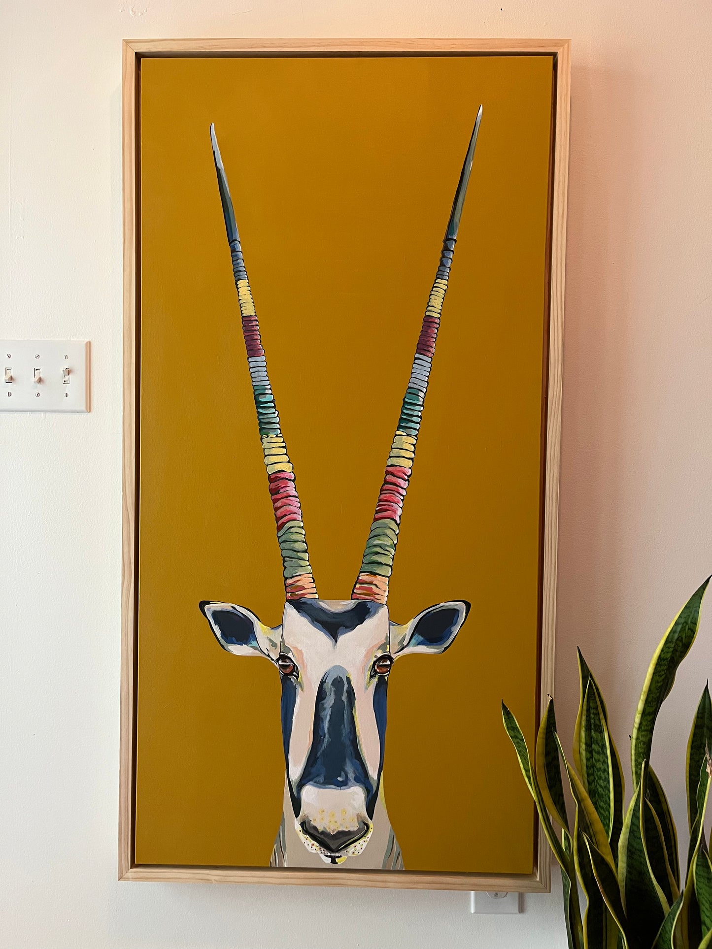 Lulu the Oryx Original Painting