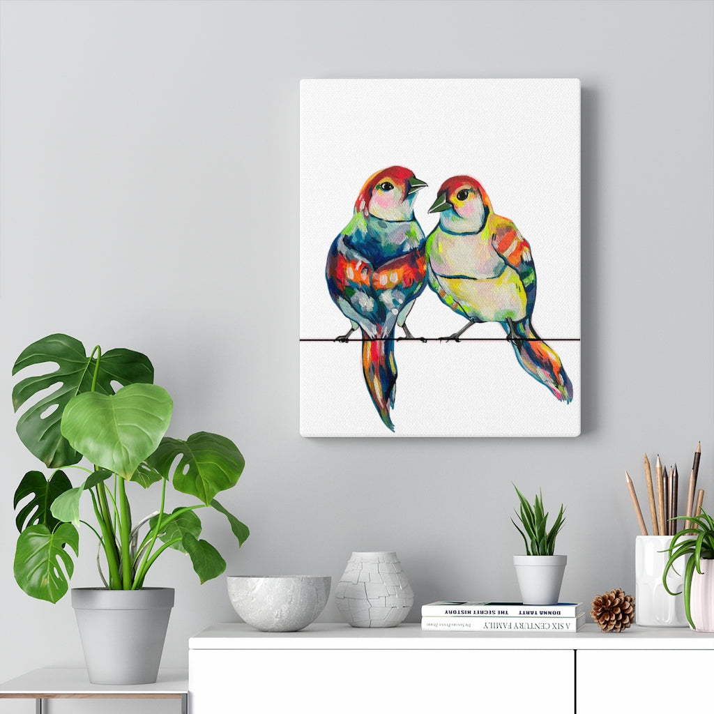 Love Birds Canvas Gallery Wrap