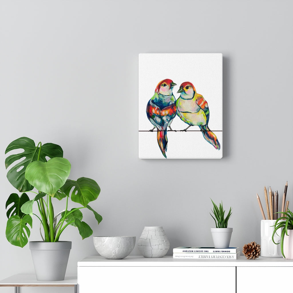 Love Birds Canvas Gallery Wrap