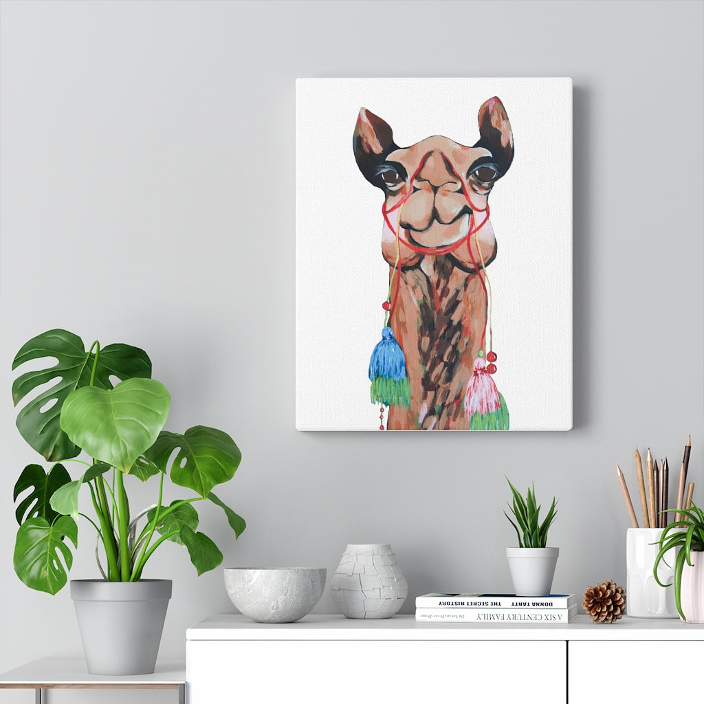 Sienna the Camel on Canvas Gallery Wrap