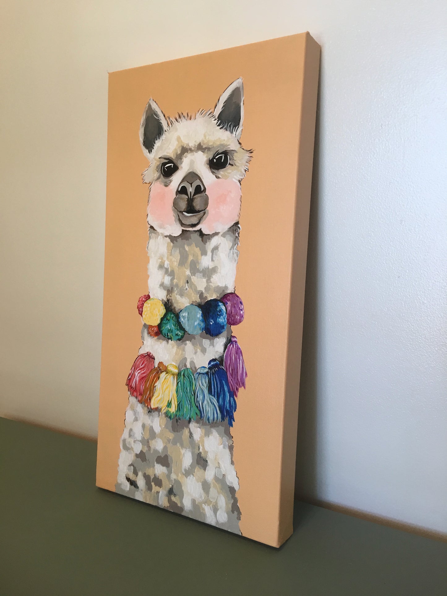 Alexei the Alpaca Original Painting