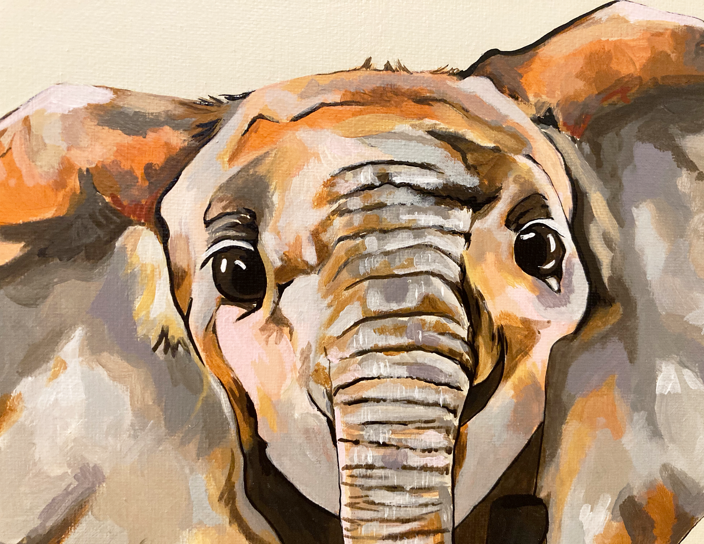 Elle the Elephant Original Painting