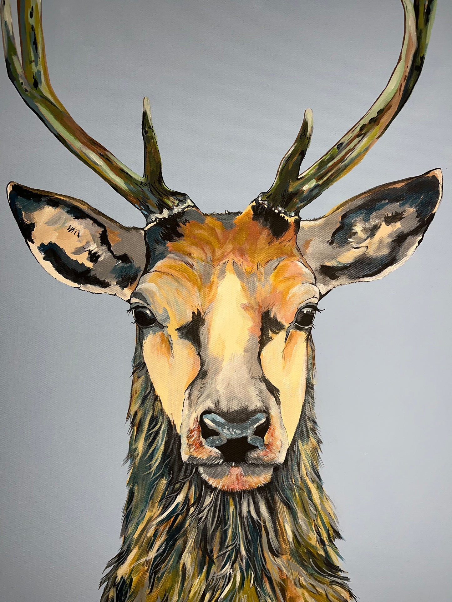 Moss the Buck Original Painting
