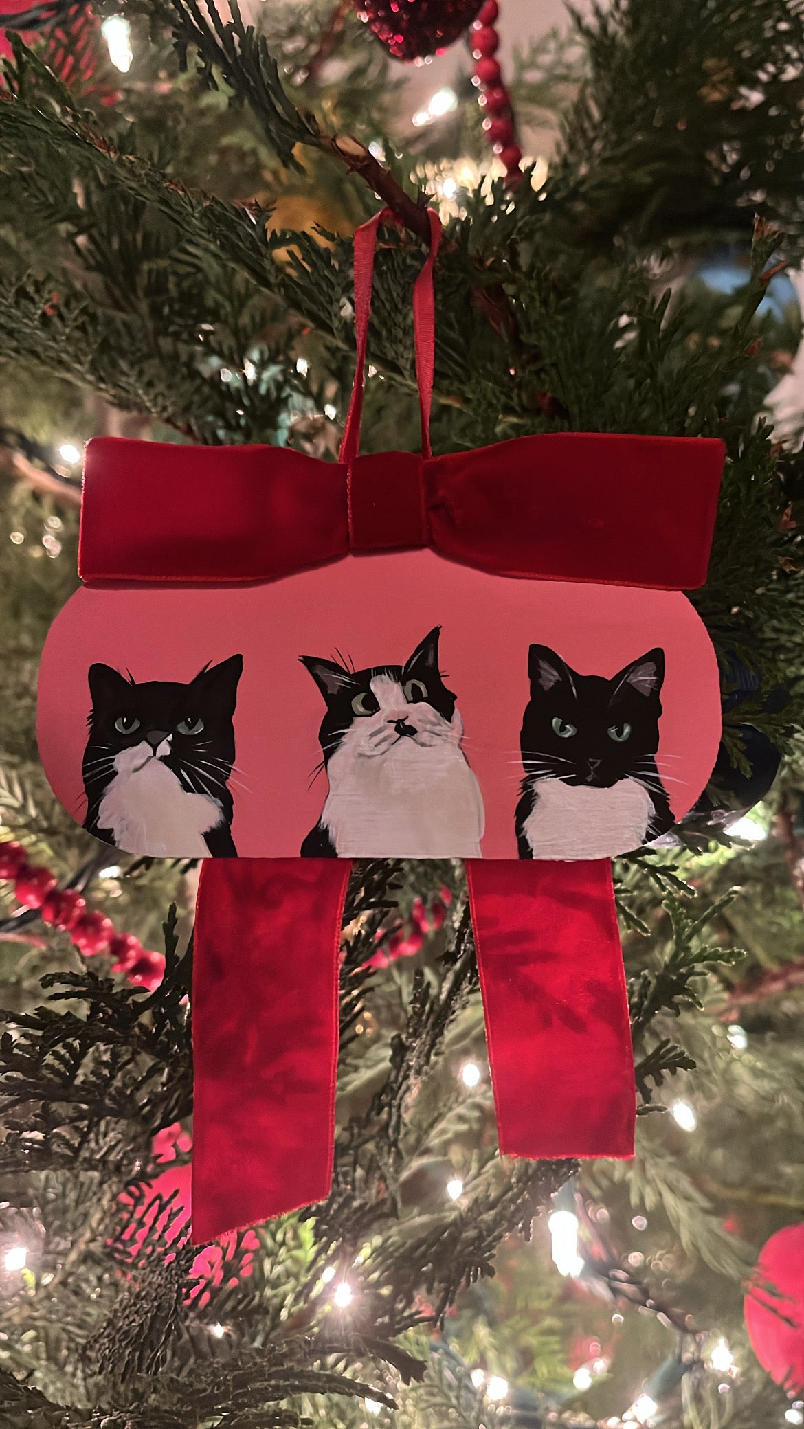 Round Hand Painted Pet Ornaments
