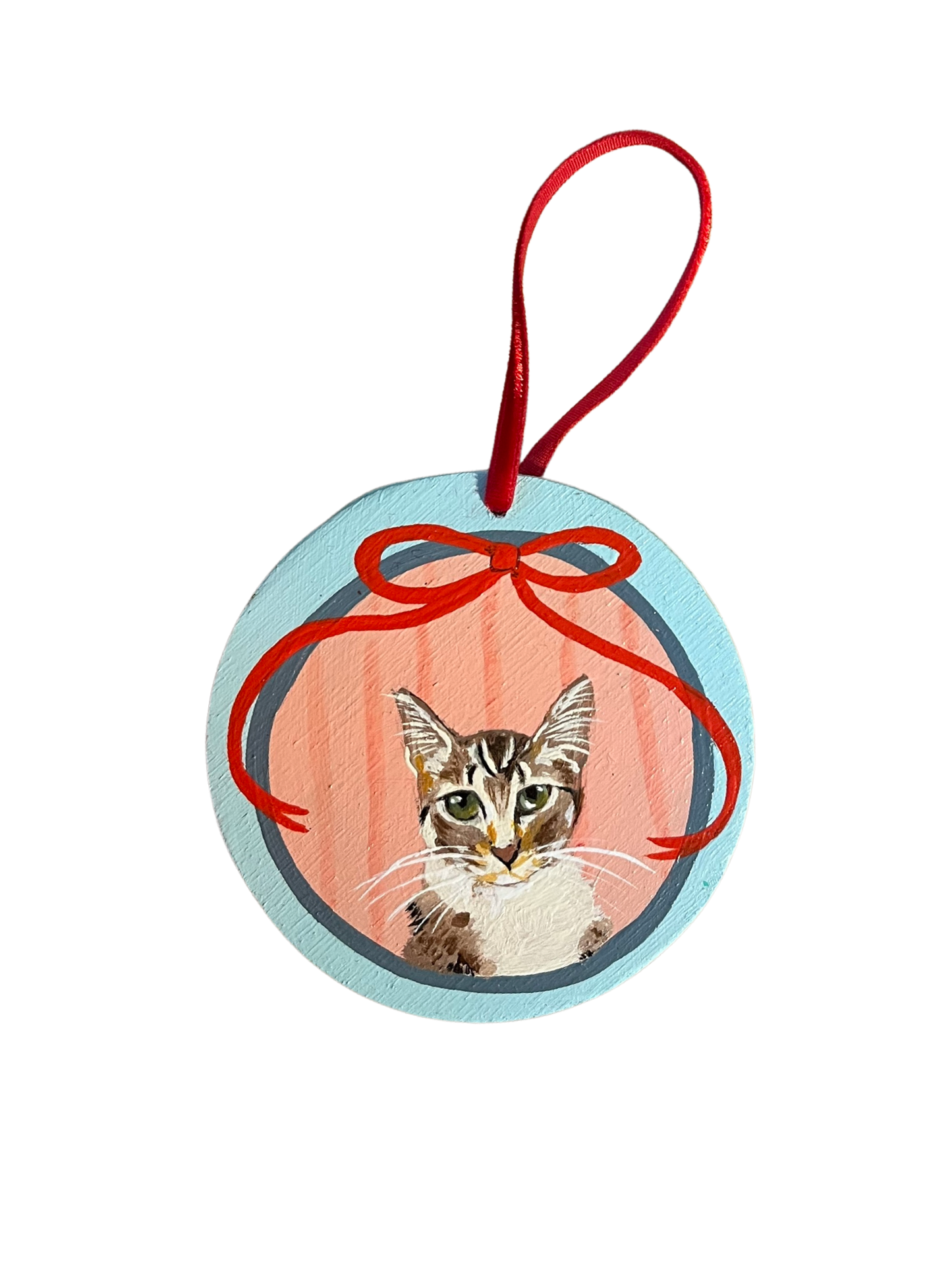Round Hand Painted Pet Ornaments