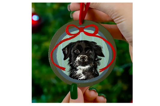 Round Hand Painted Pet Ornaments