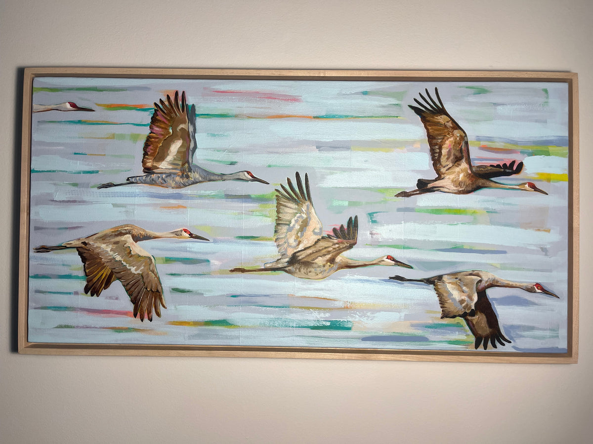 Cranes in Flight