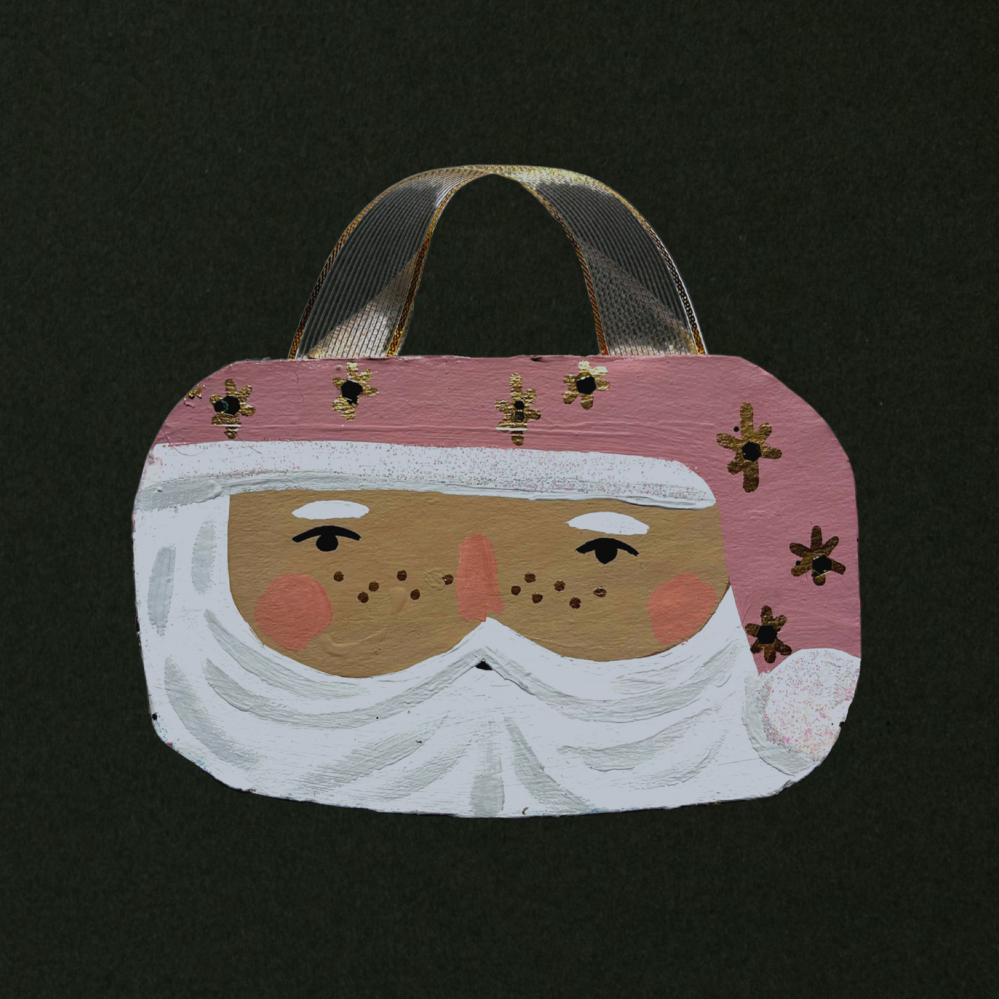 Sugarplum Santa Ornament