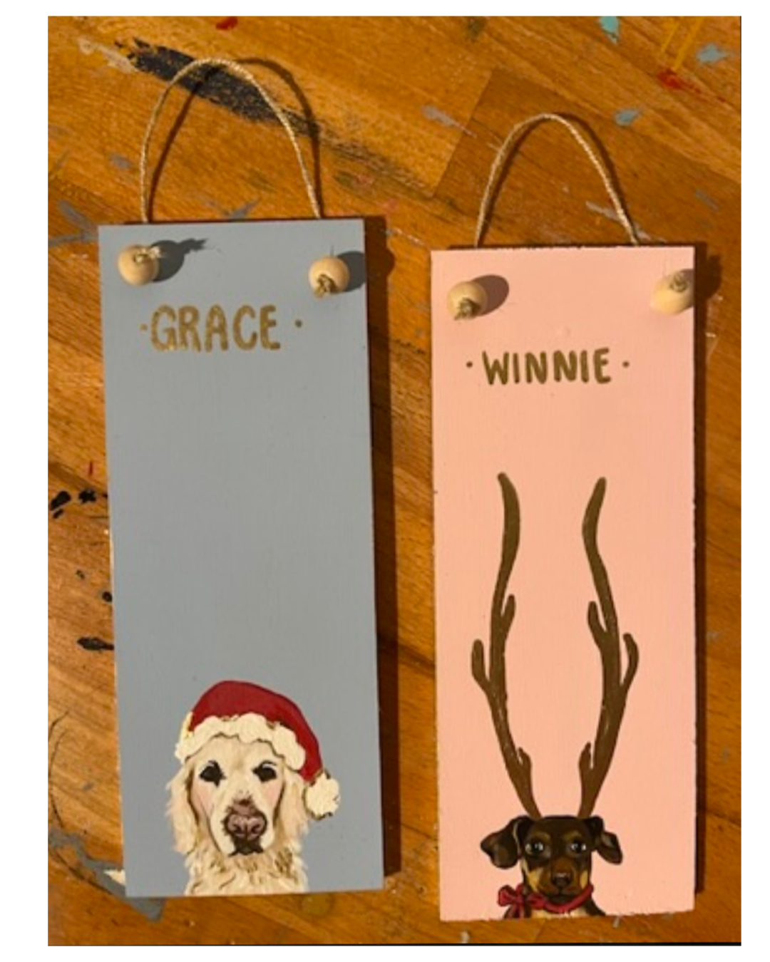 SOLD OUT Custom Holiday Pet Ornaments