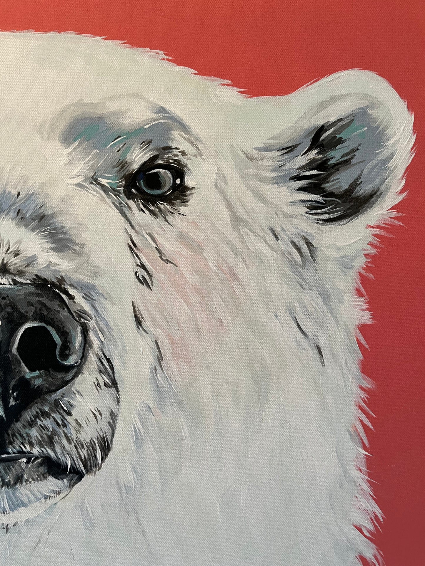 Pauli the Polar Bear Original Painting