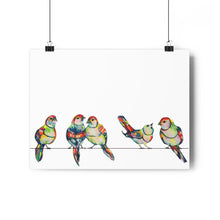 Load image into Gallery viewer, Hotwire Birds Horizontal Giclée Art Print