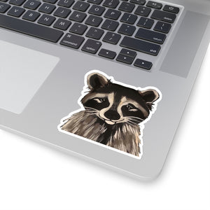 Ricki the Raccoon Kiss-Cut Sticker