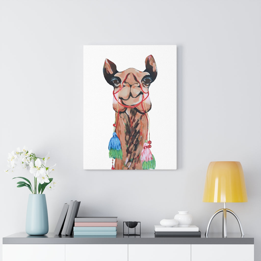 Sienna the Camel on Canvas Gallery Wrap