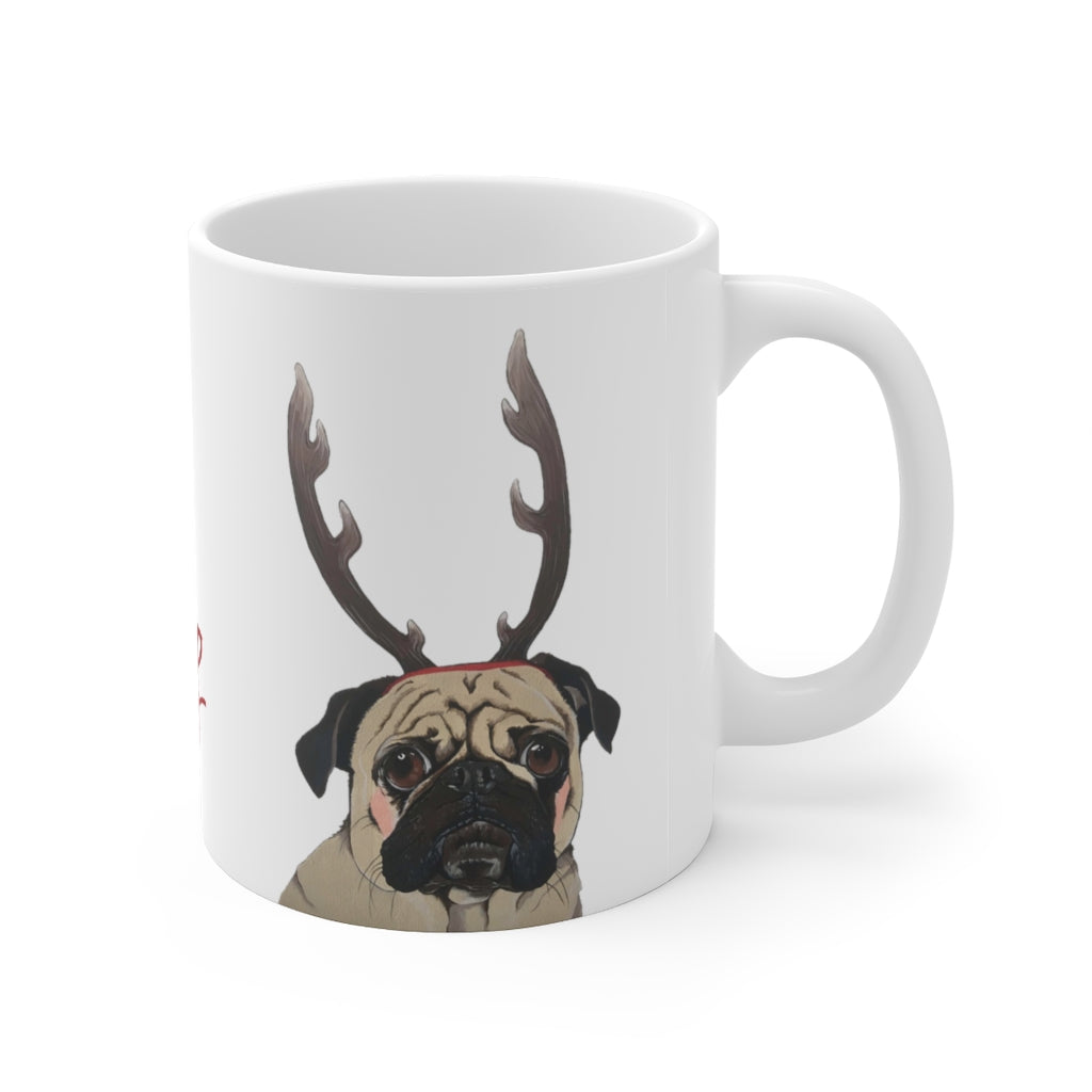 Holiday Pups Mug - Pug