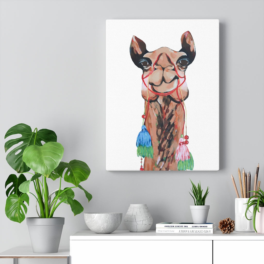 Sienna the Camel on Canvas Gallery Wrap