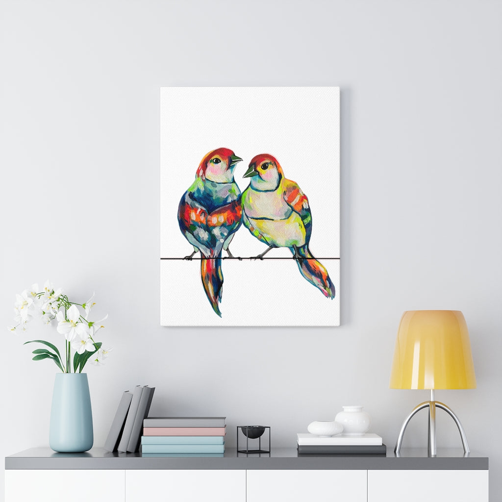 Love Birds Canvas Gallery Wrap