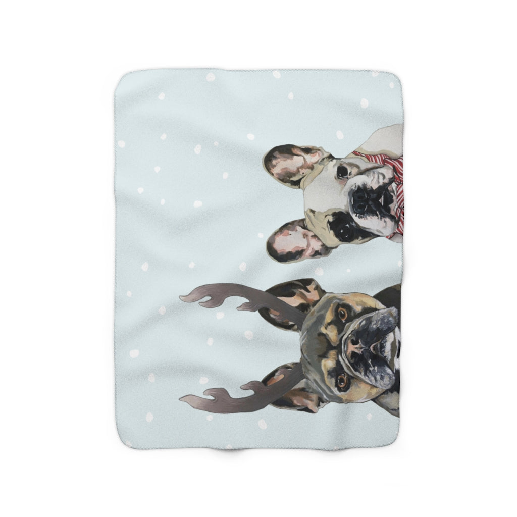 Holiday Pups -  XCII Brothers Sherpa Fleece Blanket