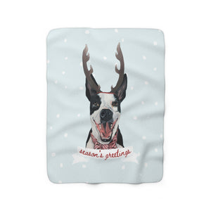Holiday Pups -  Walker Sherpa Fleece Blanket