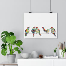 Load image into Gallery viewer, Hotwire Birds Horizontal Giclée Art Print