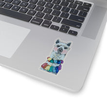 Load image into Gallery viewer, Alexei the Alpaca Kiss-Cut Sticker