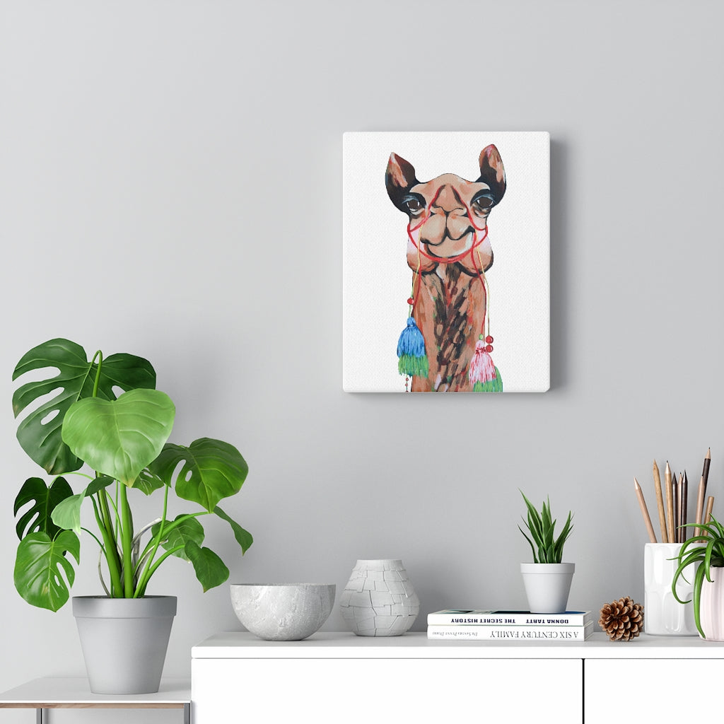 Sienna the Camel on Canvas Gallery Wrap