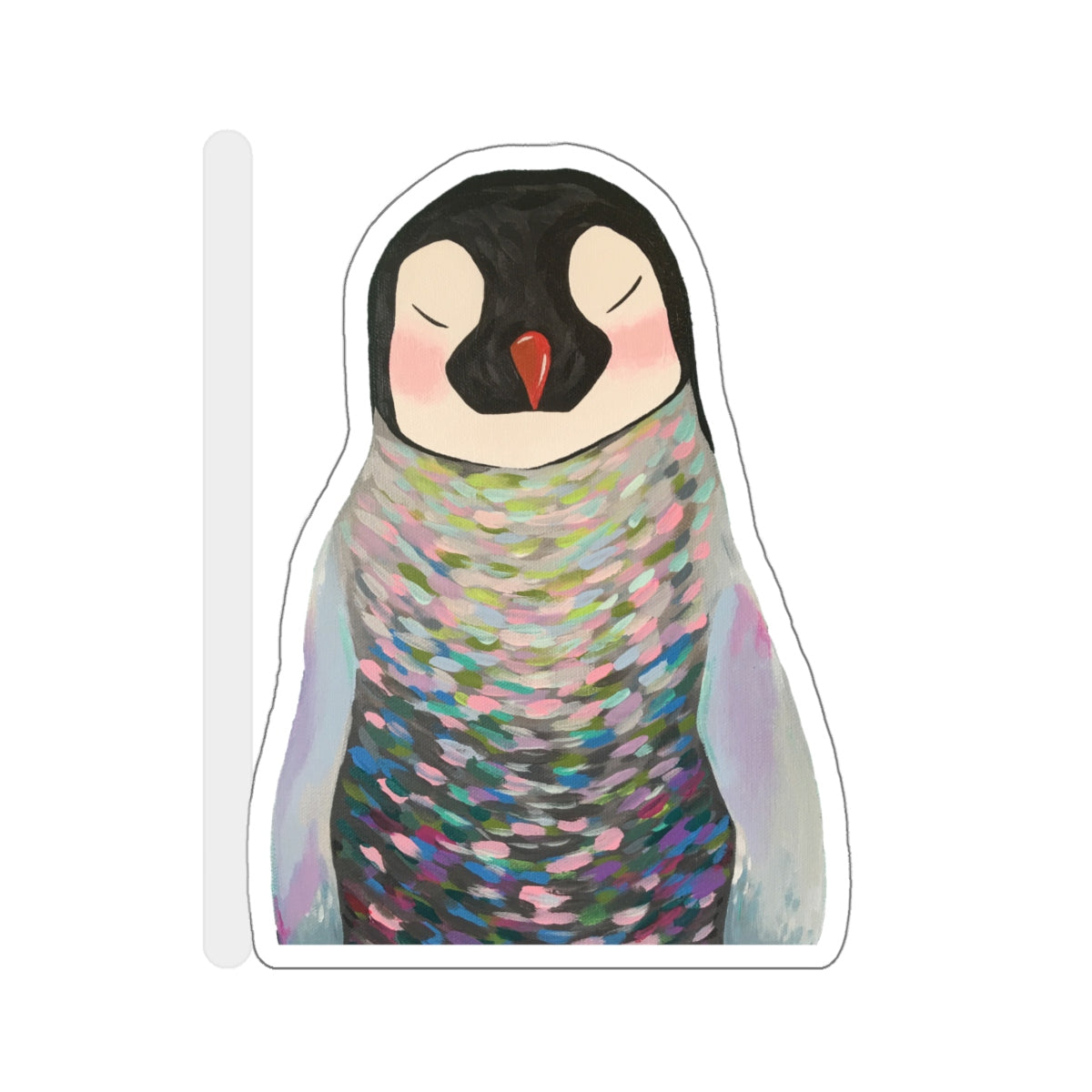 Penny the Penguin Kiss-Cut Sticker