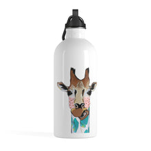 Load image into Gallery viewer, Mary Jane the Giraffe Stainless Steel Water Bottle