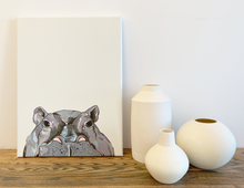 Load image into Gallery viewer, Hannah the Hippo Original Painting