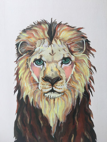 Laurence the Lion Original Painting