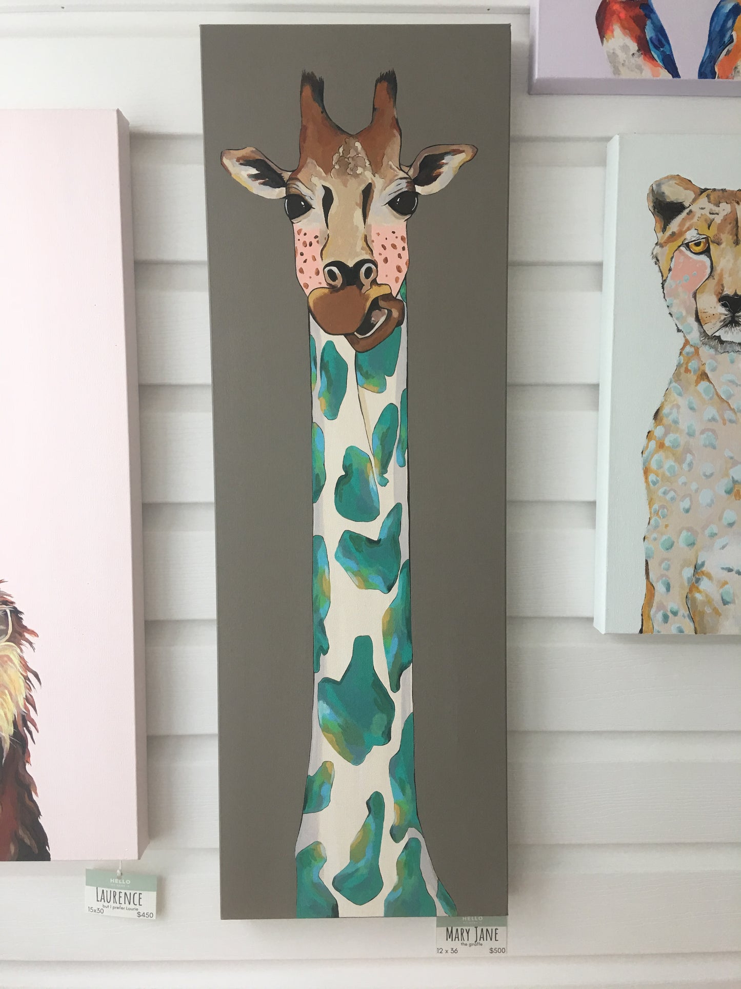 Mary Jane the Giraffe Original Painting