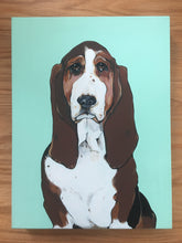 Load image into Gallery viewer, Buster the Basset Hound Original Painting
