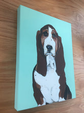 Load image into Gallery viewer, Buster the Basset Hound Original Painting