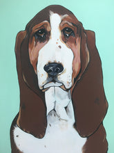 Load image into Gallery viewer, Buster the Basset Hound Original Painting
