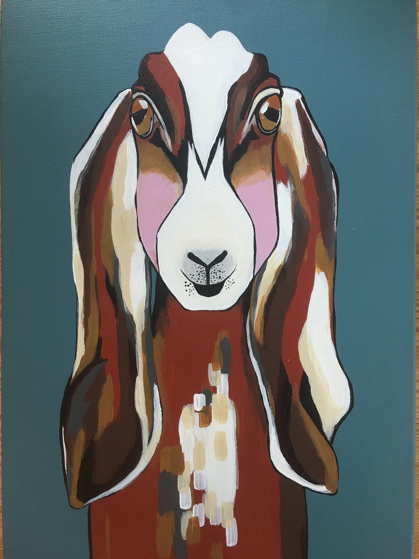 Lucy the Goat Original Painting