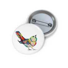 Load image into Gallery viewer, Rainbow Wren Pin Button