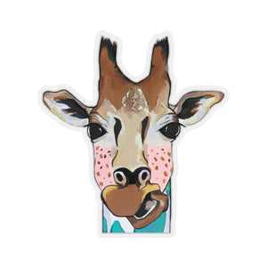 Mary Jane the Giraffe Kiss-Cut Sticker