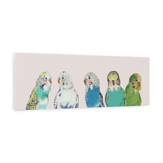 Parakeet Party Canvas Gallery Wraps