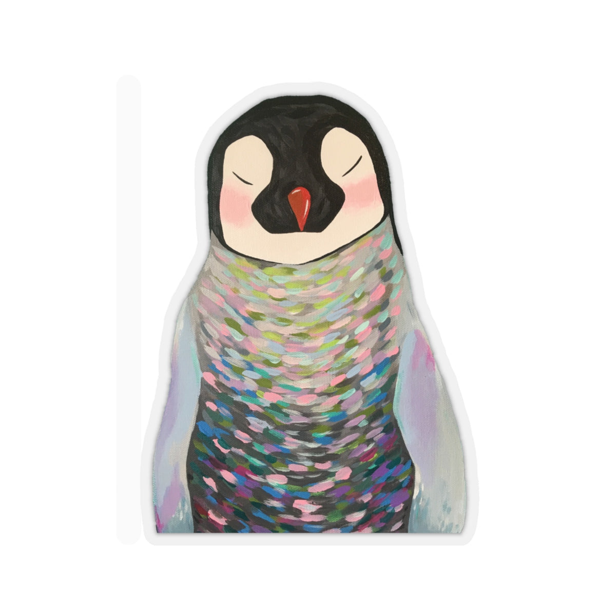 Penny the Penguin Kiss-Cut Sticker