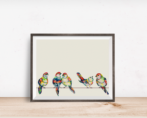 Birds on Hotwire