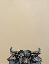 Load image into Gallery viewer, Wally the Water Buffalo Original Painting
