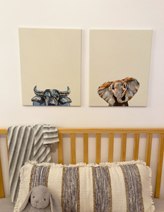 Elle the Elephant Original Painting