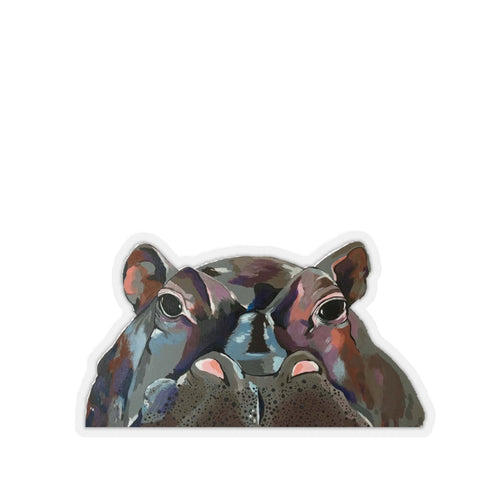 Henry the Hippo Kiss-Cut Sticker