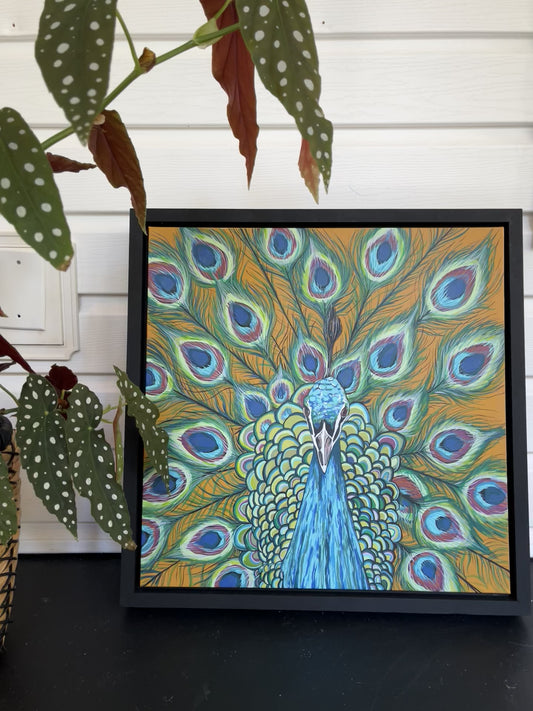 Peter the Peacock Original Painting