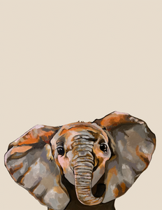 Elle the Elephant Original Painting