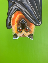 Load image into Gallery viewer, Freddie the Fruit Bat Original Painting