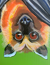 Load image into Gallery viewer, Freddie the Fruit Bat Original Painting
