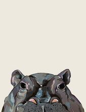Load image into Gallery viewer, Hannah the Hippo Original Painting