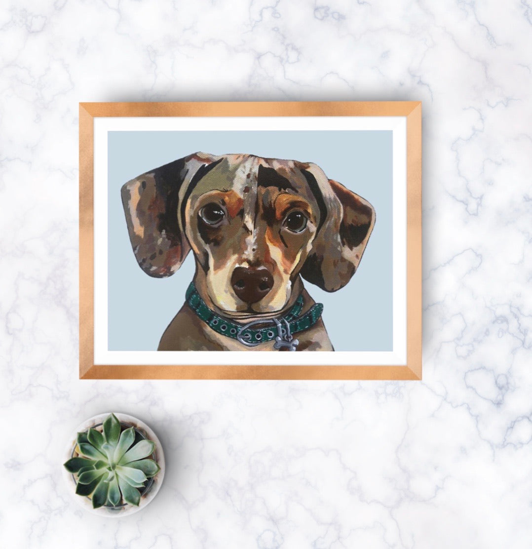 Dog Print - Drake the Dachshund