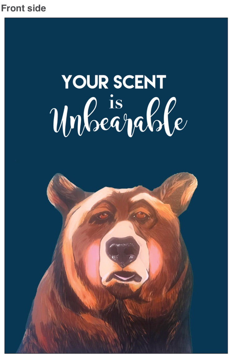 Postcard- Your scent is unbearable